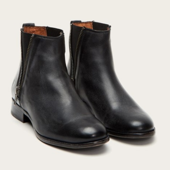 frye women's carly zip chelsea boot